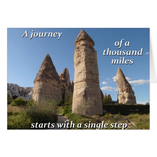 Eine Reise beginnt mit einem Single. (Vorderseite (Horizontal))