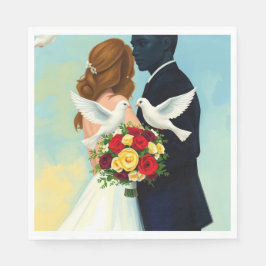 Eine Reise der Liebe: Die Freigabe der Taube Serviette