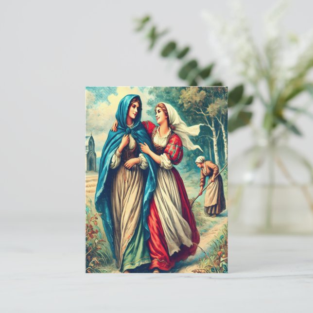 Eine Reise durch den Glauben und die Loyalität Postkarte (Stehend Vorderseite)