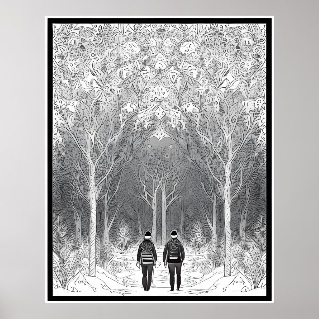 Eine Reise durch den verzauberten Wald Poster (Vorne)