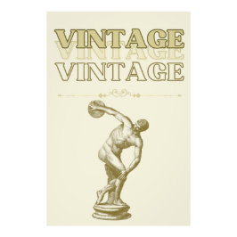 Eine Reise durch die Vintage Ästhetik Fotodruck