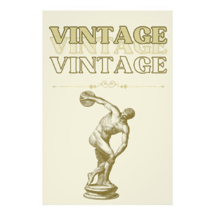 Eine Reise durch die Vintage Ästhetik Fotodruck