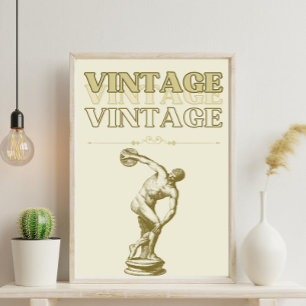 Eine Reise durch die Vintage Ästhetik Poster