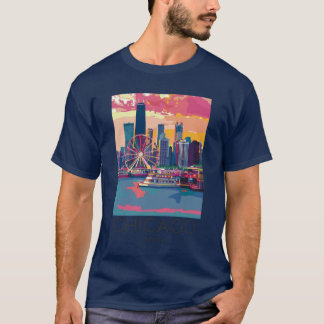Eine Reise nach Chicago - Il'Illinois T-Shirt