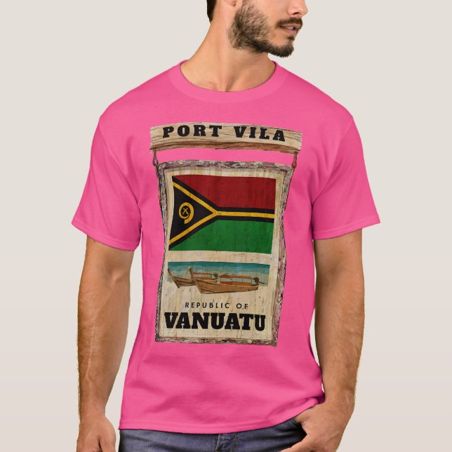 eine Reise nach Vanuatu machen T-Shirt (Vorderseite)