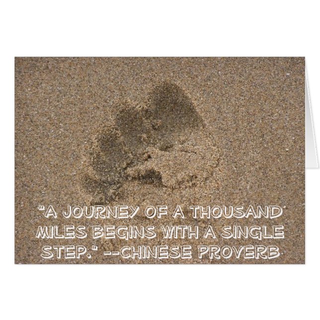 "Eine Reise von tausend... (Vorderseite (Horizontal))