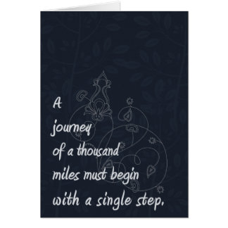 "Eine Reise…" Zen-Sprichwort