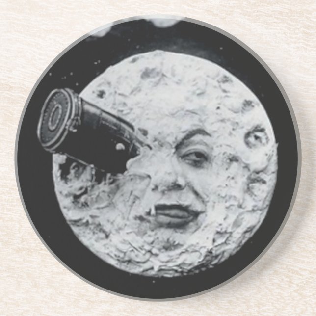 Eine Reise zum Mond Getränkeuntersetzer (Vorne)