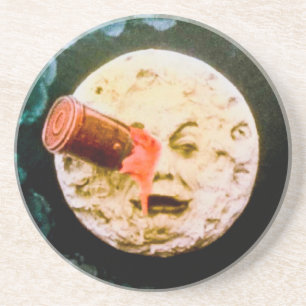 Eine Reise zum Mond Getränkeuntersetzer
