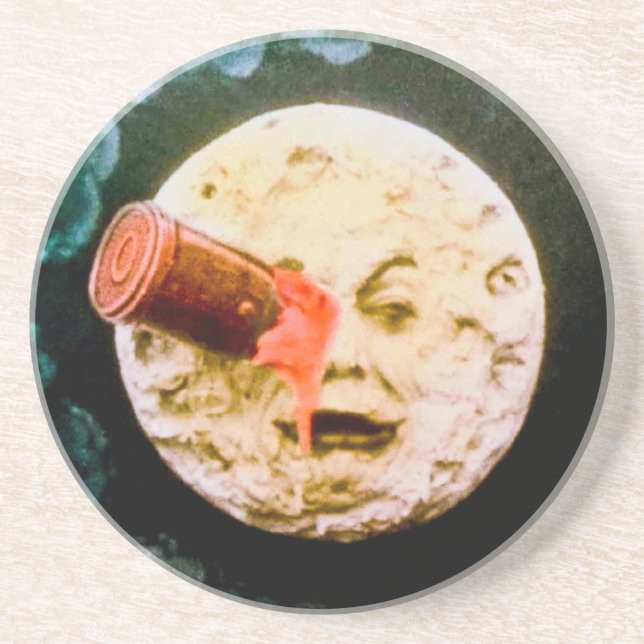 Eine Reise zum Mond Getränkeuntersetzer (Vorne)