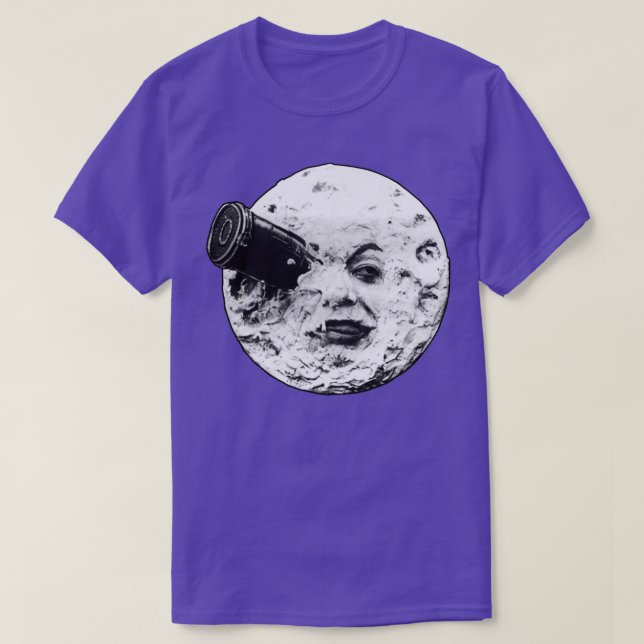 Eine Reise zum Mond Le Voyage Dans La Lune nur geg T-Shirt (Design vorne)