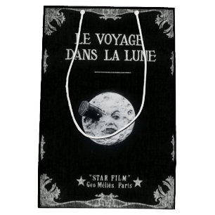 Eine Reise zum Mond Le Voyage dans La Lune Vintag Mittlere Geschenktüte