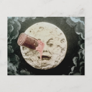 Eine Reise zum Mond Postkarte