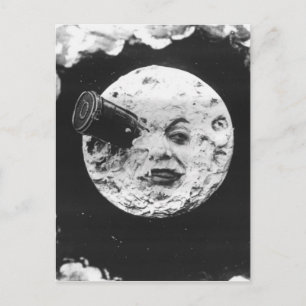 Eine Reise zum Mond Postkarte