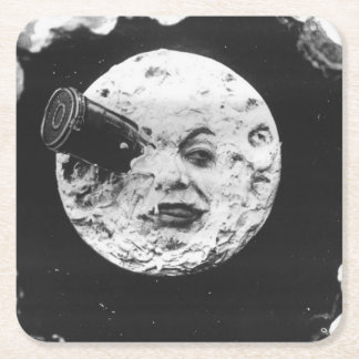 Eine Reise zum Mond Rechteckiger Pappuntersetzer