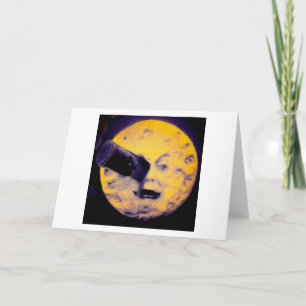 Eine Reise zum Mond-tiefer Schlaf-lila Albtraum Karte