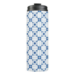 Eine Reisetasche mit schwarzem Deckel Thermosbecher