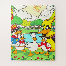 Eine reizvolle Parklandschaft für Kinder Puzzle