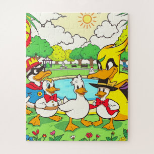 Eine reizvolle Parklandschaft für Kinder Puzzle