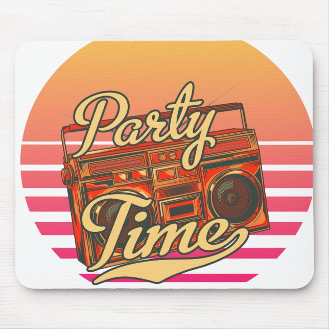 Eine Retromusik stach die alte Schule Mousepad (Vorne)