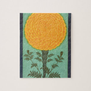 Eine Ringelblume, vom kleinen Clive Album (w/c auf Puzzle