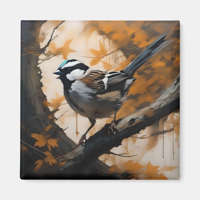 Eine Robin's Serenade in der Kanone, Magnet (Vorne)