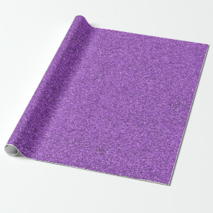 Eine Rolle lila Glitter-Geschenkpapier Geschenkpapier