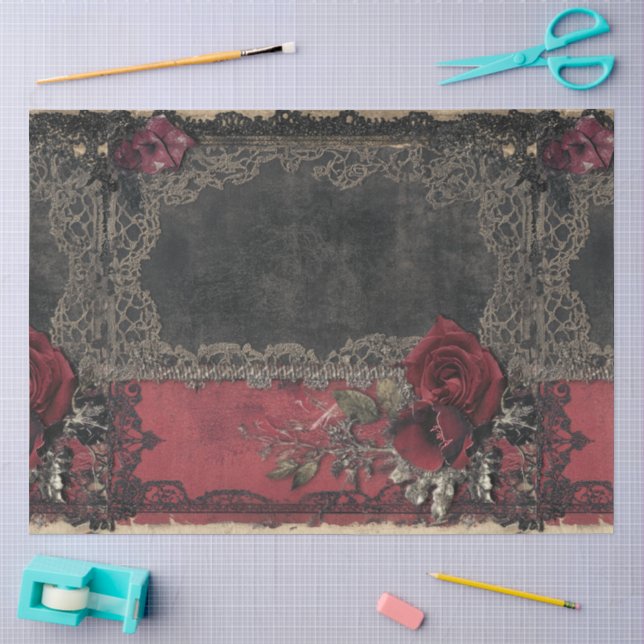 Eine Romanik- und Gothic-Serie Design #4 Seidenpapier (Basteln)