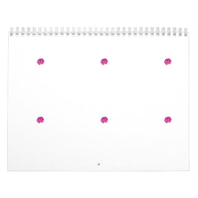 Eine rosa Blume mit schwarzen Flecken auf den Blät Kalender (Titelbild)