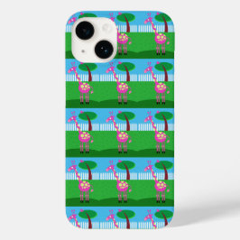 Eine rosa Giraffe lebt in meinem Handy-Fall im Hin Case-Mate iPhone 14 Hülle