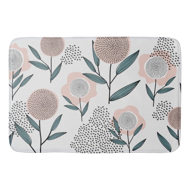 Eine Rose Badematte (Vorderseite)