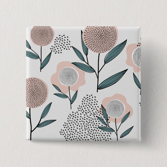 Eine Rose Button (Vorderseite)