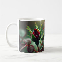 Eine Rose für Dich: Eleganter roter Blumen-Mug"