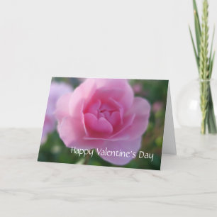 Eine Rose für eine Rose zum Valentinstag Feiertagskarte