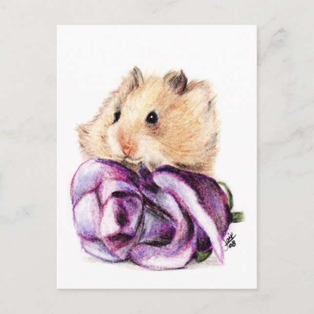 Eine Rose für Mama-Postkarten Postkarte (Vorderseite)
