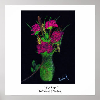 " Eine Rose für Sie " Poster