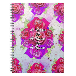 Eine Rose ist eine Rose ist eine Rose Notizblock