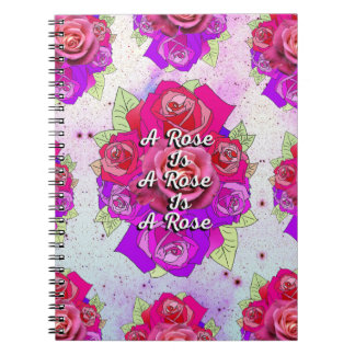 Eine Rose ist eine Rose ist eine Rose Notizblock