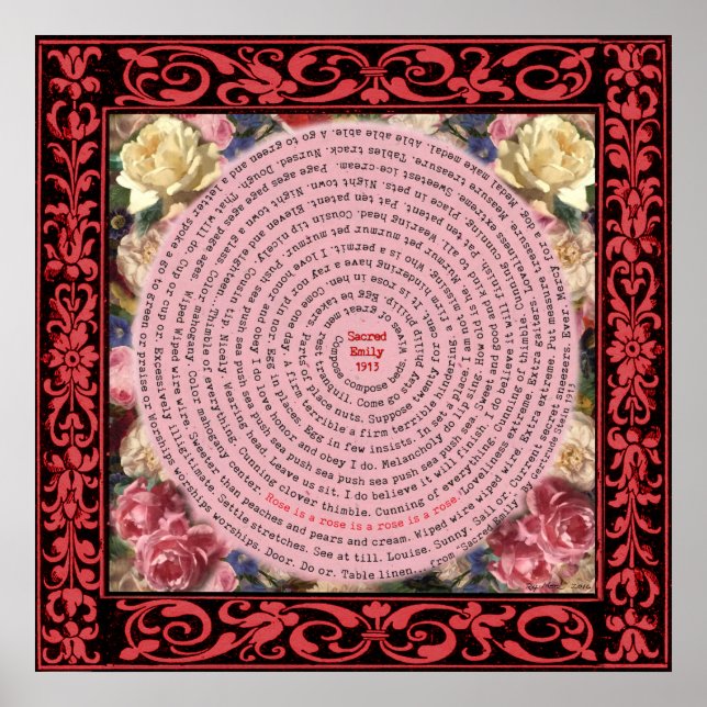 Eine Rose ist eine Rose ist eine Rose Poster (Vorne)