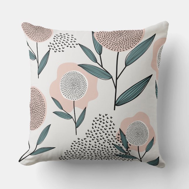 Eine Rose Kissen (Vorderseite)