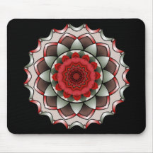 Eine Rose ohne DornenMandala Mousepad