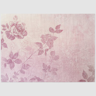 Eine Rose und Spitze Serie Design #8 Seidenpapier