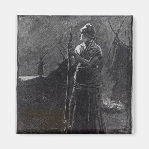 Eine Rote Flusskolonistin, 1878 Magnet