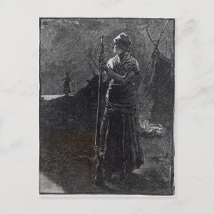 Eine Rote Flusskolonistin, 1878 Postkarte