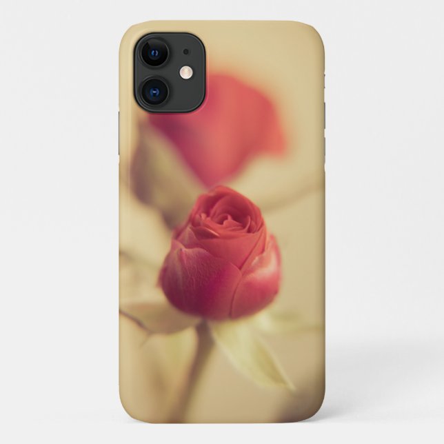 Eine rote Rose für Ihre Liebste... Case-Mate iPhone Hülle (Rückseite)