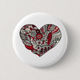 Eine rote Touch Button