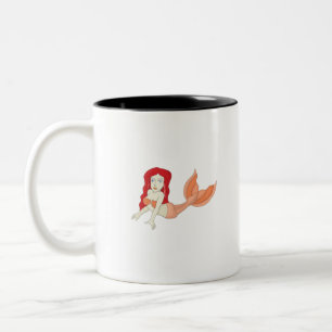 Eine Rotkopfmaid Zweifarbige Tasse