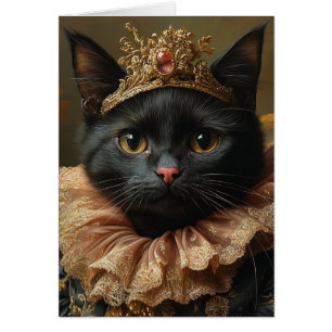 Eine Royal Black Cat