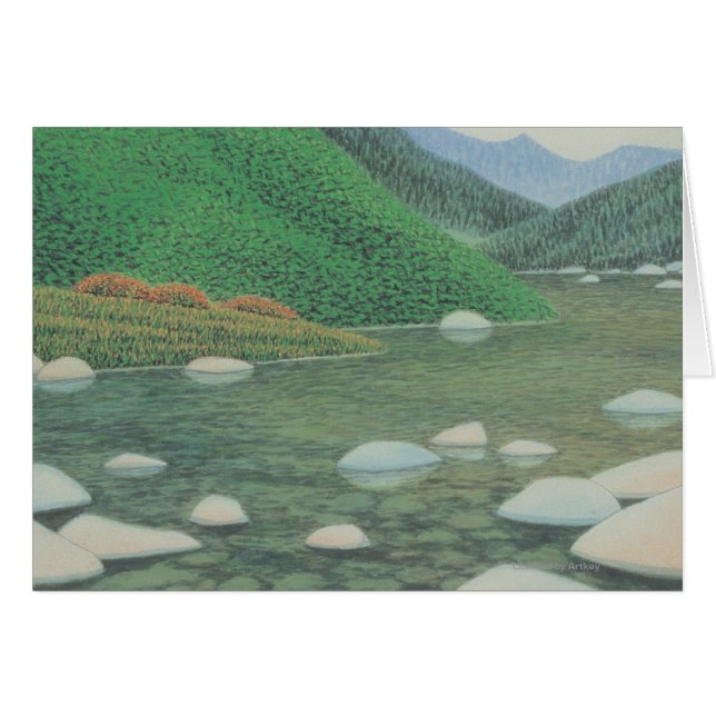 Eine ruhige Ecke auf den Bergen (Vorderseite (Horizontal))