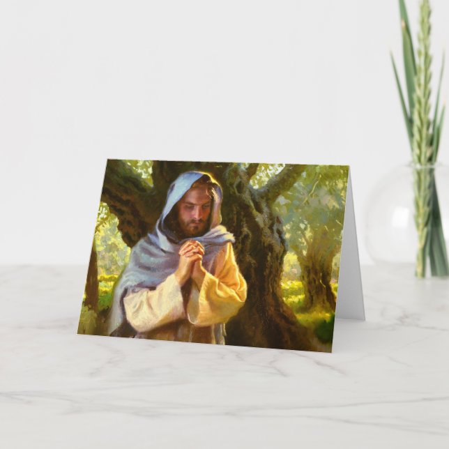 Eine ruhige Grußkarte Karte (Vorderseite)